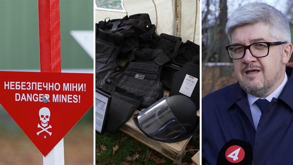 We proudly handed over the first shipment of donated demining equipment to Ukraine.